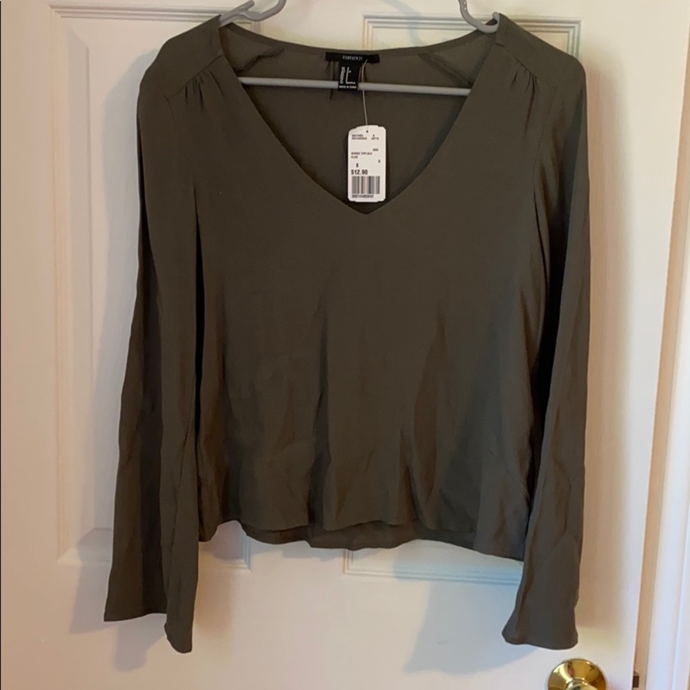 Forever 21 Olive Green Shirt - NWT